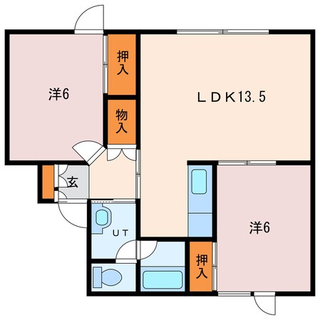 リラハイツの物件間取画像